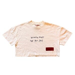 CHNGE | Cropped Feminist T Shirt XXS